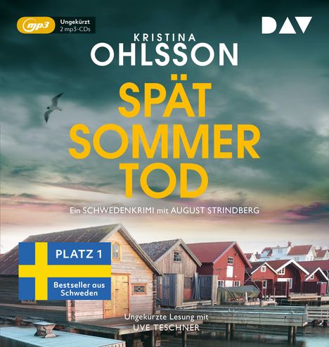 Kristina Ohlsson: Spätsommertod. Ein Schwedenkrimi mit August Strindberg, 2 MP3-CDs