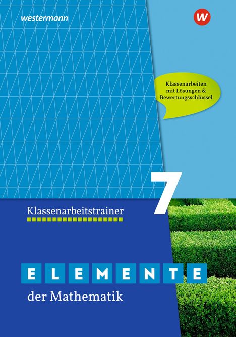 Elemente der Mathematik Klassenarbeitstrainer 7. G9 in Nordrhein-Westfalen, Buch