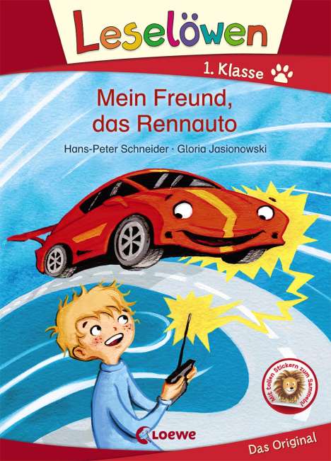 Hans-Peter Schneider: Leselöwen 1. Klasse - Mein Freund, das Rennauto, Buch