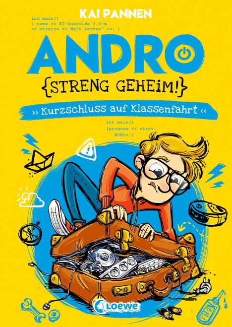 Kai Pannen: Andro, streng geheim! (Band 3) - Kurzschluss auf Klassenfahrt, Buch