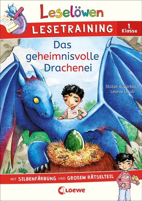 Stütze &amp; Vorbach: Leselöwen Lesetraining 1. Klasse - Das geheimnisvolle Drachenei, Buch