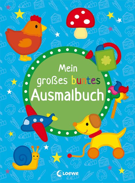 Mein großes buntes Ausmalbuch (Hund), Buch