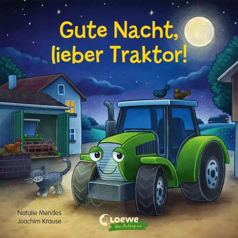 Natalie Mendes: Gute Nacht, lieber Traktor!, Buch