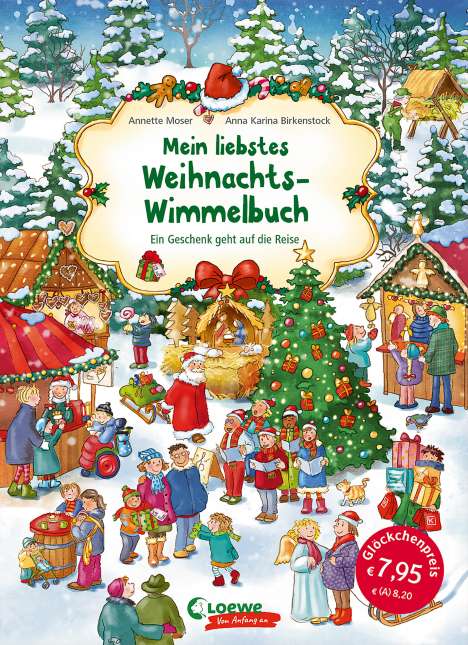 Annette Moser: Mein liebstes Weihnachts-Wimmelbuch, Buch