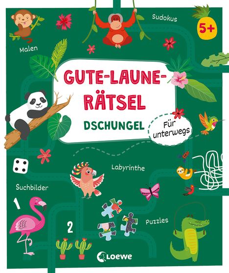 Gute-Laune-Rätsel für unterwegs - Dschungel, Buch