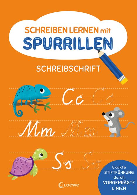 Schreiben lernen mit Spurrillen - Schreibschrift, Buch