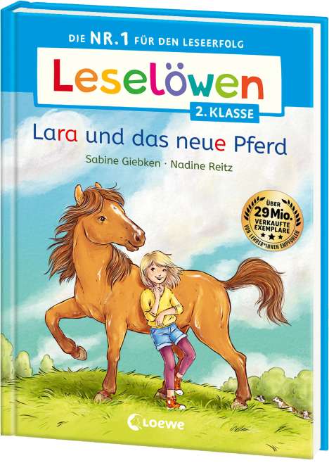 Sabine Giebken: Leselöwen 2. Klasse - Lara und das neue Pferd, Buch
