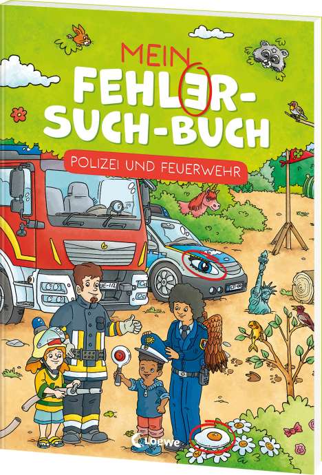 Mein Fehler-Such-Buch - Polizei und Feuerwehr, Buch