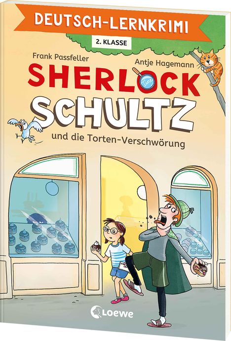 Frank Passfeller: Deutsch-Lernkrimi - Sherlock Schultz und die Torten-Verschwörung, Buch