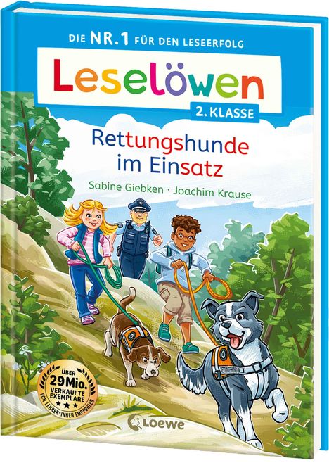 Sabine Giebken: Leselöwen 2. Klasse - Rettungshunde im Einsatz, Buch