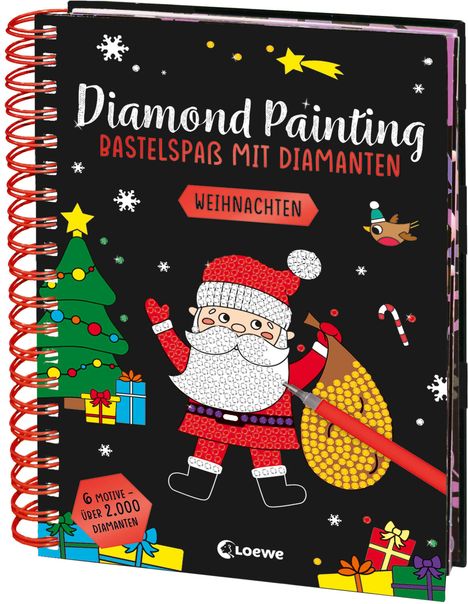 Diamond Painting - Bastelspaß mit Diamanten - Weihnachten, Buch