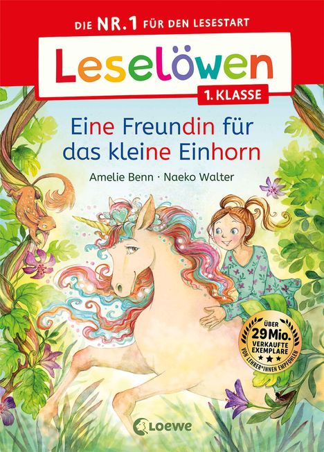 Amelie Benn: Leselöwen 1. Klasse - Eine Freundin für das kleine Einhorn, Buch