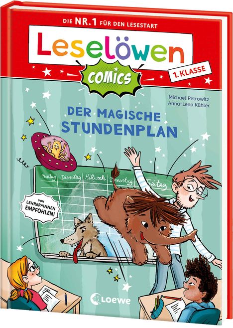 Michael Petrowitz: Leselöwen Comics 1. Klasse - Der magische Stundenplan, Buch