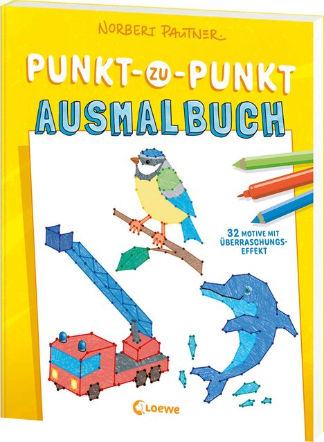Punkt-zu-Punkt-Ausmalbuch (gelb), Buch