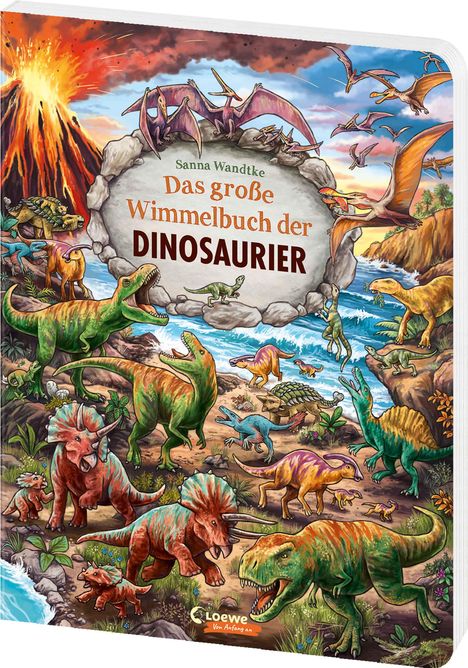 Das große Wimmelbuch der Dinosaurier, Buch