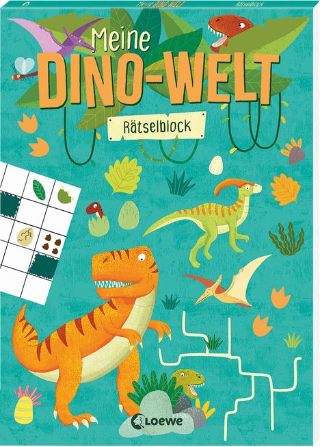 Meine Dino-Welt - Rätselblock, Buch