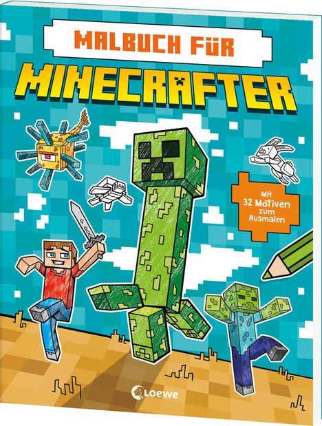 Malbuch für Minecrafter, Buch