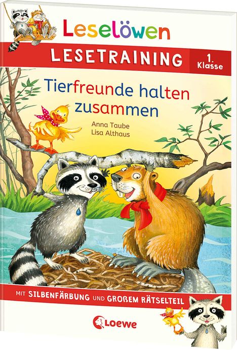 Anna Taube: Leselöwen Lesetraining 1. Klasse - Tierfreunde halten zusammen, Buch