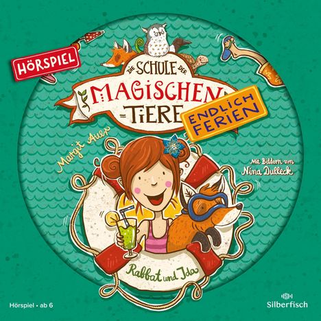 Margit Auer: Die Schule der magischen Tiere - Endlich Ferien 1 - Rabbat und Ida (Hörspiel), CD