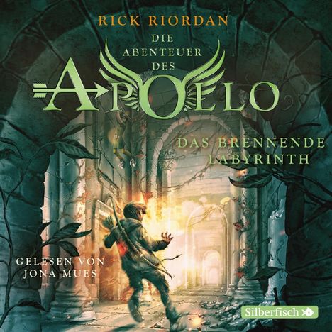 Rick Riordan: Die Abenteuer des Apollo 3: Das brennende Labyrinth, 5 CDs