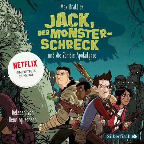 Max Brallier: Jack, der Monsterschreck 1: Jack, der Monsterschreck, und die Zombie-Apokalypse, 2 CDs