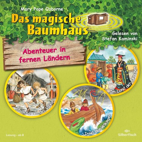 Das magische Baumhaus - Abenteuer in fernen Ländern (Hörbuchbox), 3 CDs