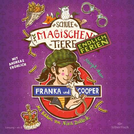 Margit Auer: Die Schule der magischen Tiere - Endlich Ferien 8: Franka und Cooper, 2 CDs
