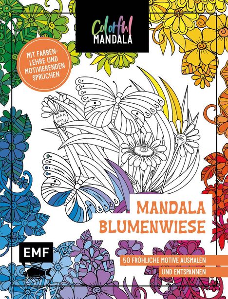 Colorful Mandala - Mandala - Blumenwiese, Buch