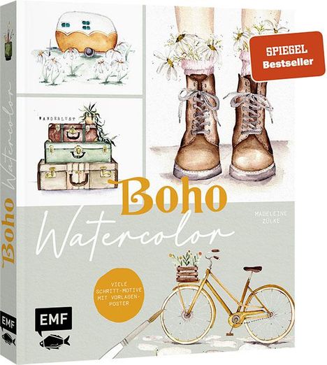 Madeleine Zülke: Boho Watercolor, Buch