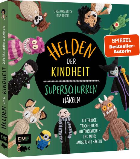 Linda Urbanneck: Helden der Kindheit - Das Häkelbuch der Superschurken, Buch