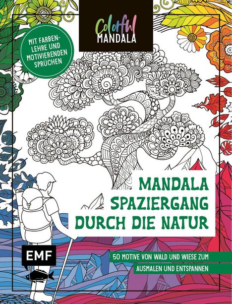 Colorful Mandala - Mandala - Spaziergang durch die Natur, Buch