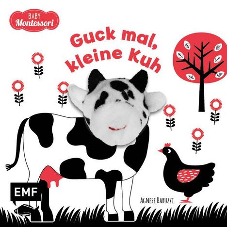 Kontrastbuch für Babys: Guck mal, kleine Kuh, Buch