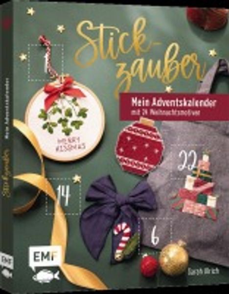 Sarah Ulrich: Mein Adventskalender-Buch - Stickzauber, Buch