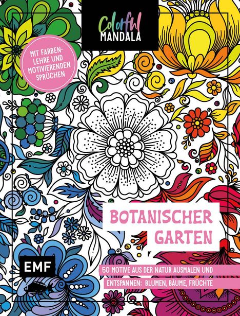 Colorful Mandala - Botanischer Garten, Buch