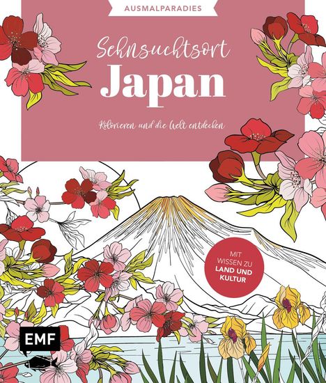 Ausmalparadies - Sehnsuchtsort Japan, Buch