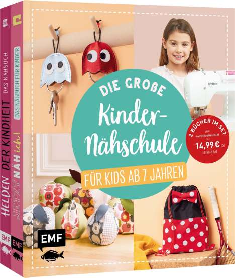 Karin Moslener: Moslener, K: Die große Kinder-Nähschule für Kids ab 7 Jahren, Buch