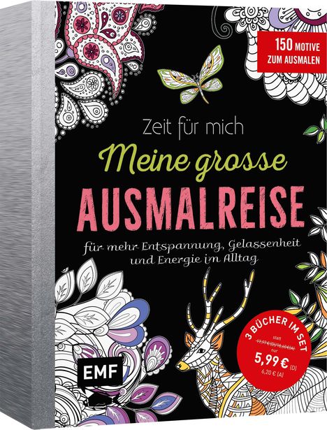 Zeit für mich - Meine große Ausmalreise, Buch