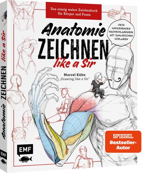 Marcel Kühn: Anatomie zeichnen like a Sir, Buch