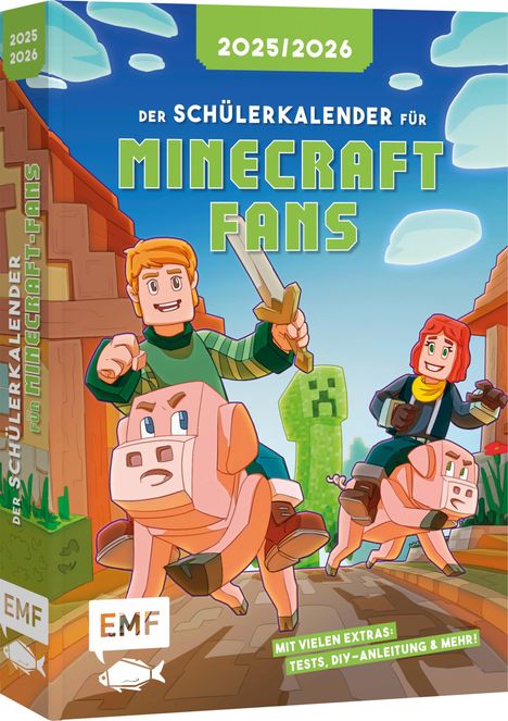 Silvia Schröer: Der Schülerkalender für Minecraft-Fans 2025/2026, Buch