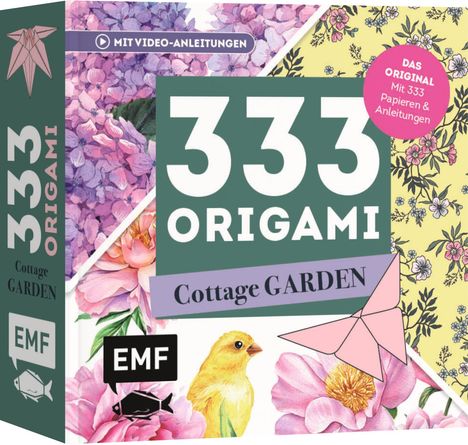 333 Origami - Cottage Garden - Wunderschöne Papiere falten für Blumen-Fans, Buch