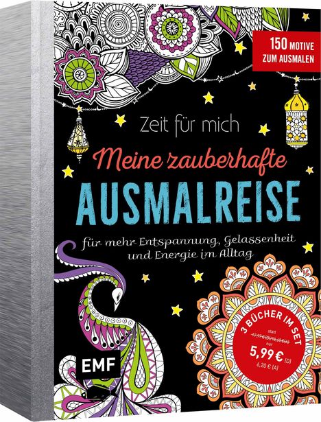 Zeit für mich - Meine zauberhafte Ausmalreise, Buch