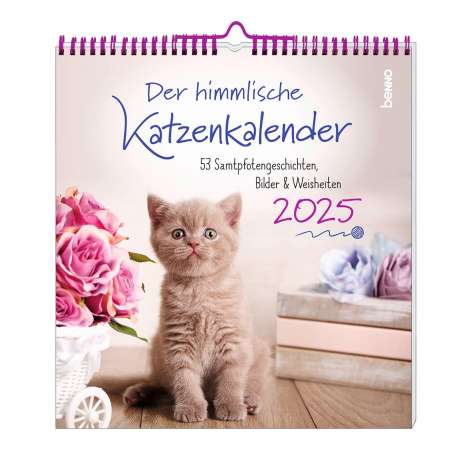Heike Wendler: Der himmlische Katzenkalender 2025, Kalender