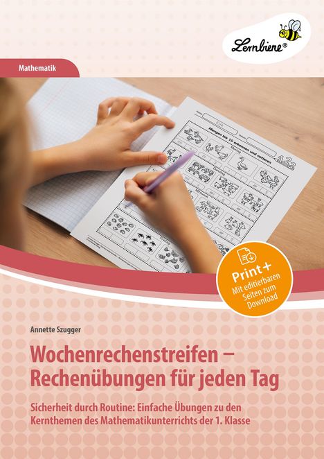 Annette Szugger: Wochenrechenstreifen - Rechenübungen für jeden Tag, 1 Buch und 1 Diverse