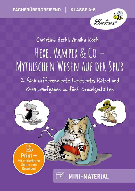 Christina Heckl: Hexe, Vampir &amp; Co - Mythischen Wesen auf der Spur, 1 Buch und 1 Diverse
