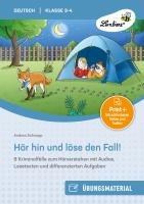 Andrea Schnepp: Hör hin und löse den Fall, 1 Buch und 1 Diverse