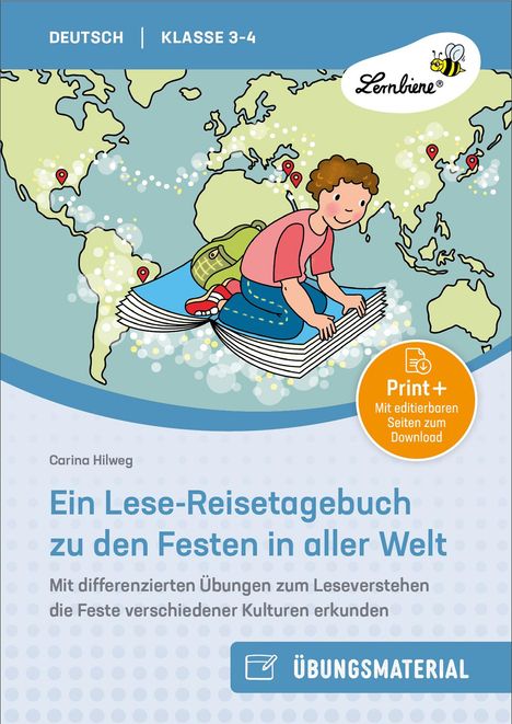 Carina Hilweg: Ein Lese-Reisetagebuch zu den Festen in aller Welt, 1 Buch und 1 Diverse