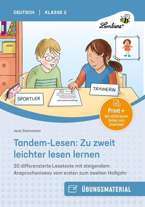 Jana Steinmaier: Tandem-Lesen: Zu zweit leichter lesen lernen, 1 Buch und 1 Diverse