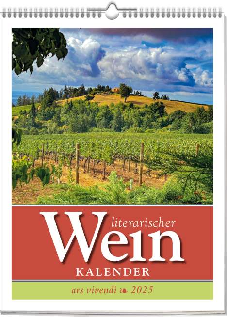 Vivendi Ars: Literarischer Wein - Kalender 2025, Kalender