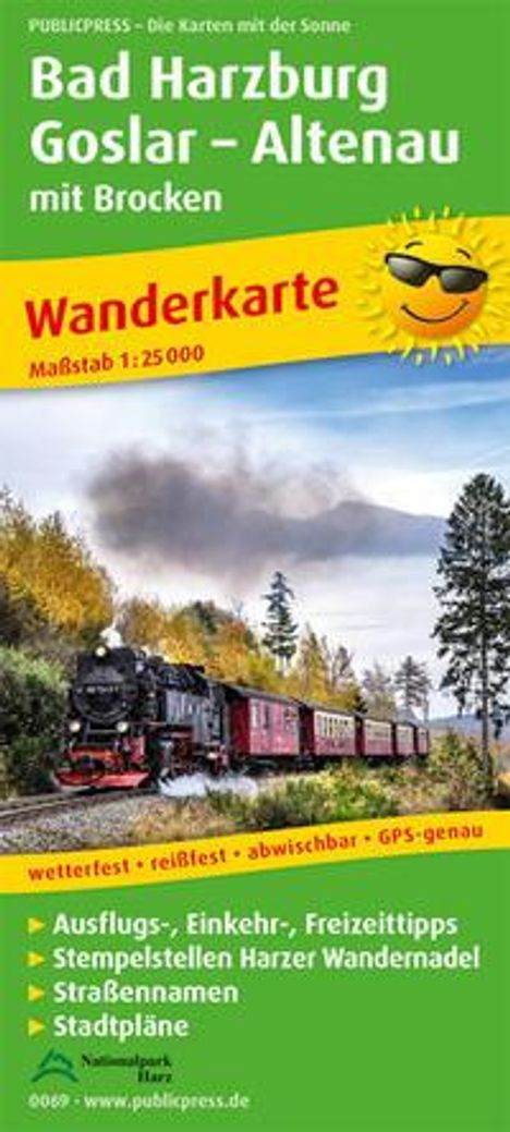 Bad Harzburg, Goslar, Altenau mit Brocken 1 : 25 000, Karten