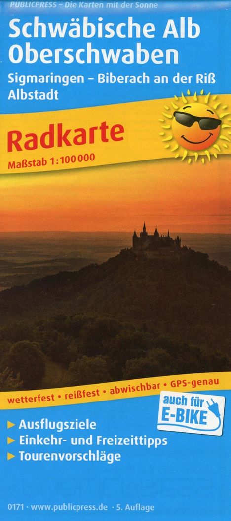 Schwäbische Alb und Oberschwaben, Sigmaringen - Biberach an der Riß, Albstadt 1:100 000, Karten
